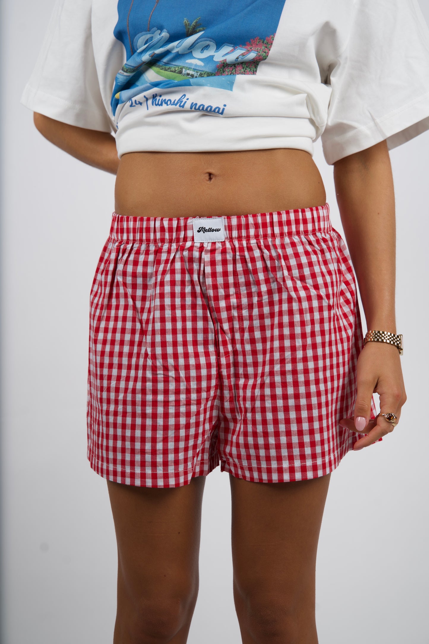SIGNATURE BOXERS in red checkered