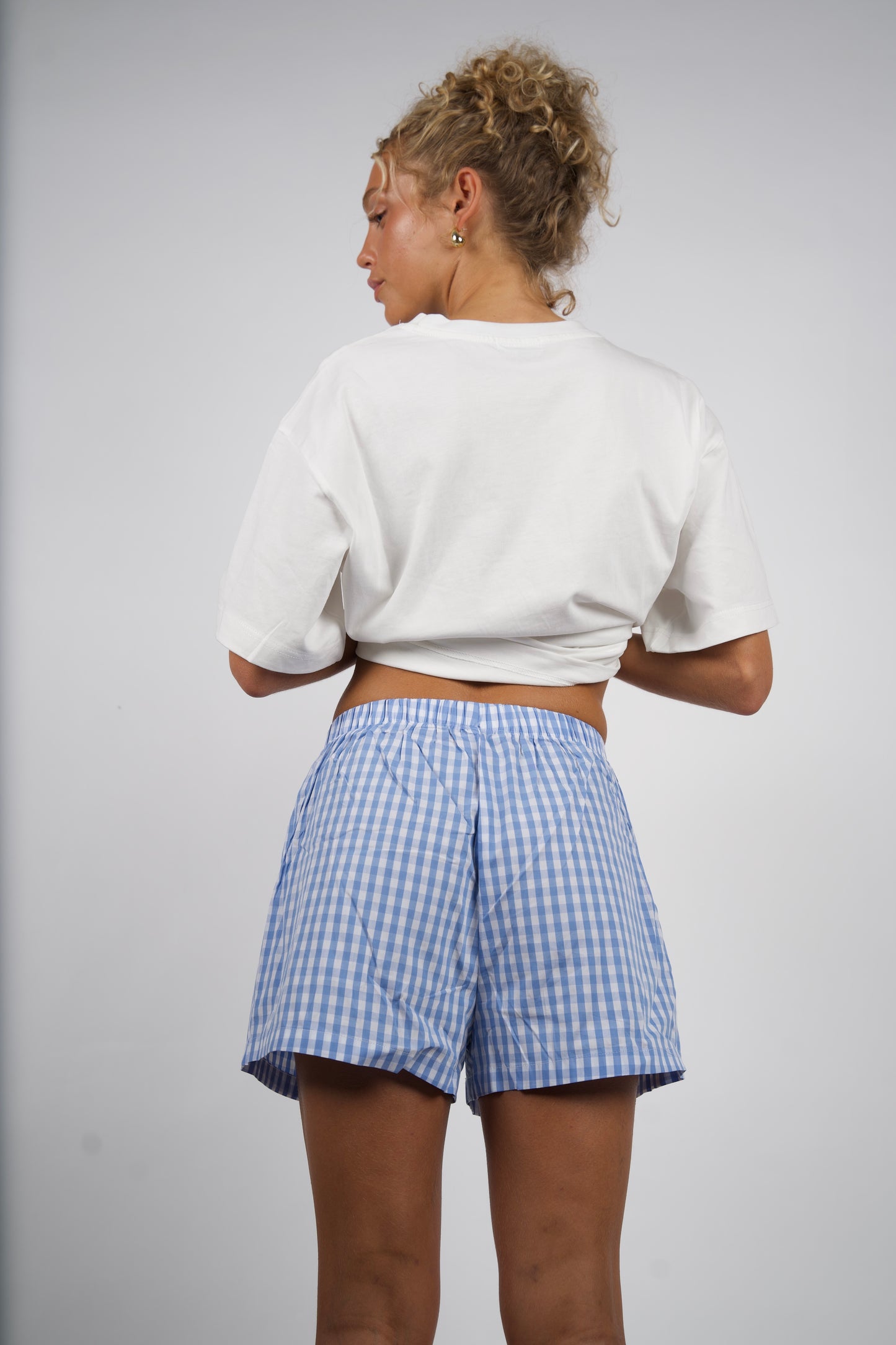 SIGNATURE BOXERS in blue checkered