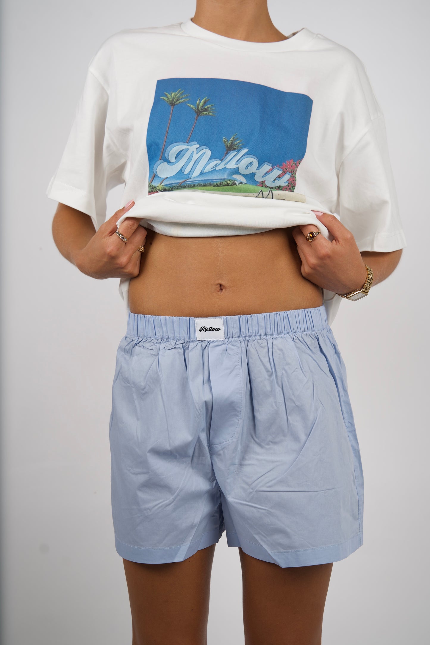 SIGNATURE BOXERS in blue