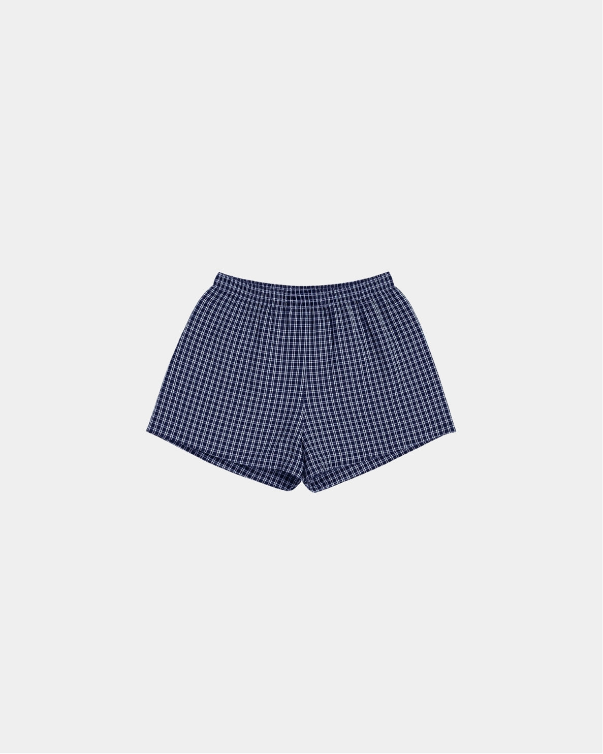 SIGNATURE BOXERS in navy grid