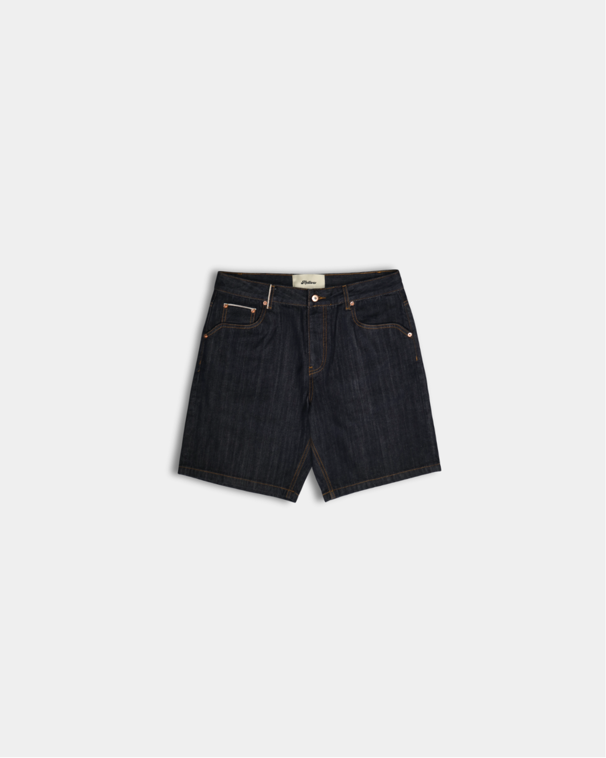 SELVEDGE RAW DENIM JORTS in indigo