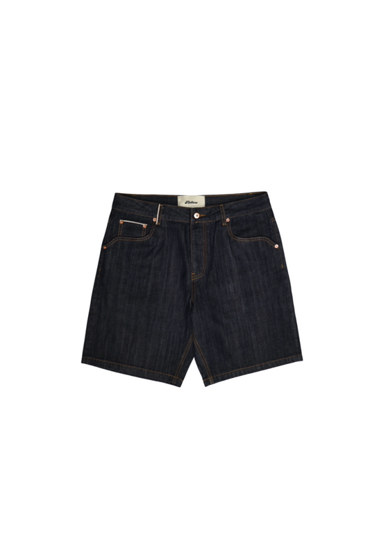 SELVEDGE RAW DENIM JORTS in indigo