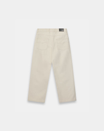 CREME DUCK CANVAS PANTS