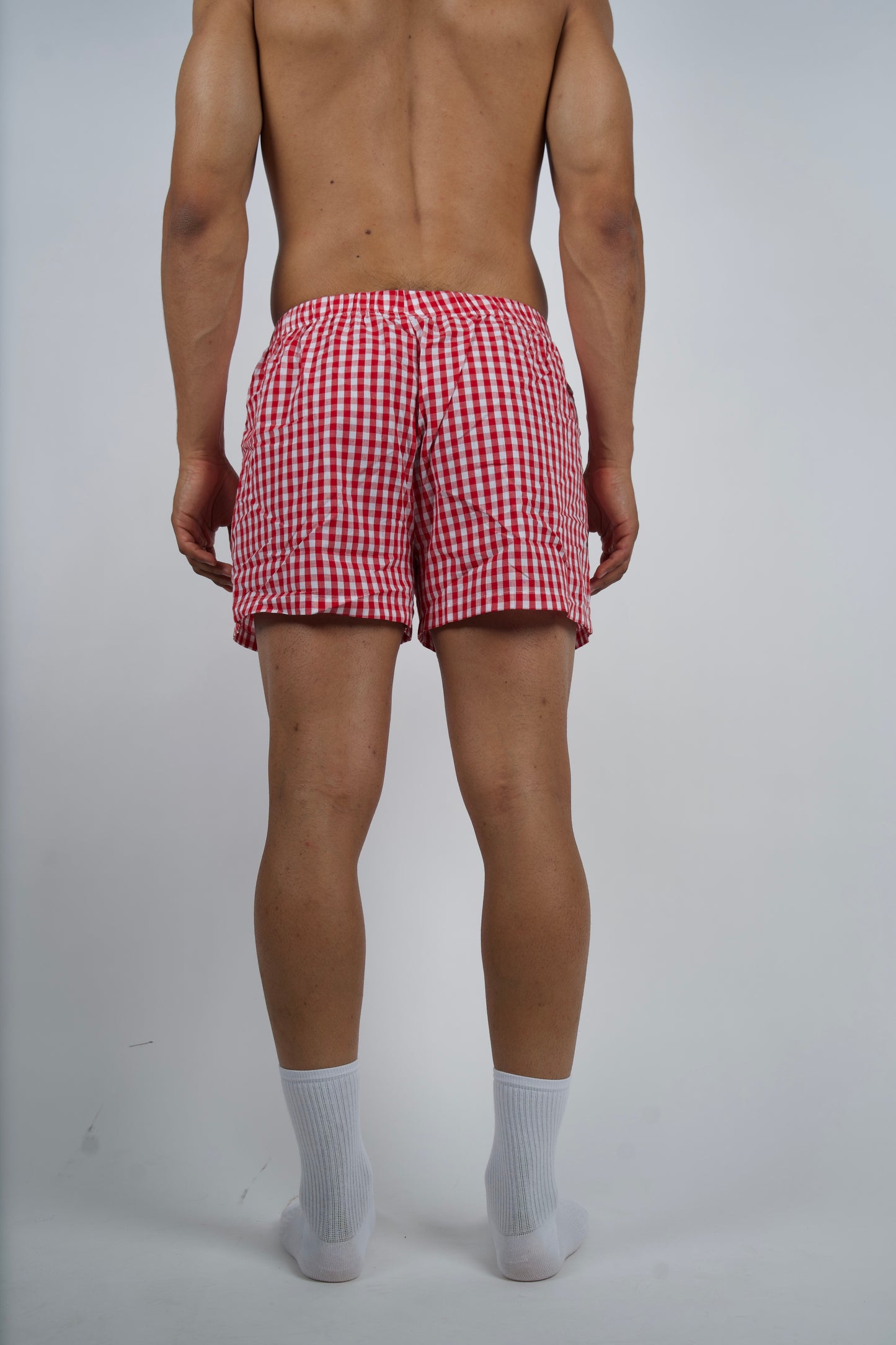 SIGNATURE BOXERS in red checkered