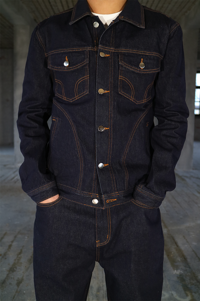 RAW JAPANESE DENIM JACKET – Mellow Archives