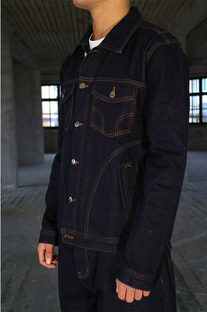RAW JAPANESE DENIM JACKET