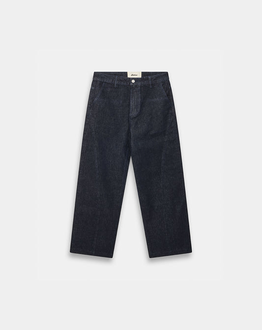 TWISTED RAW DENIM JEANS