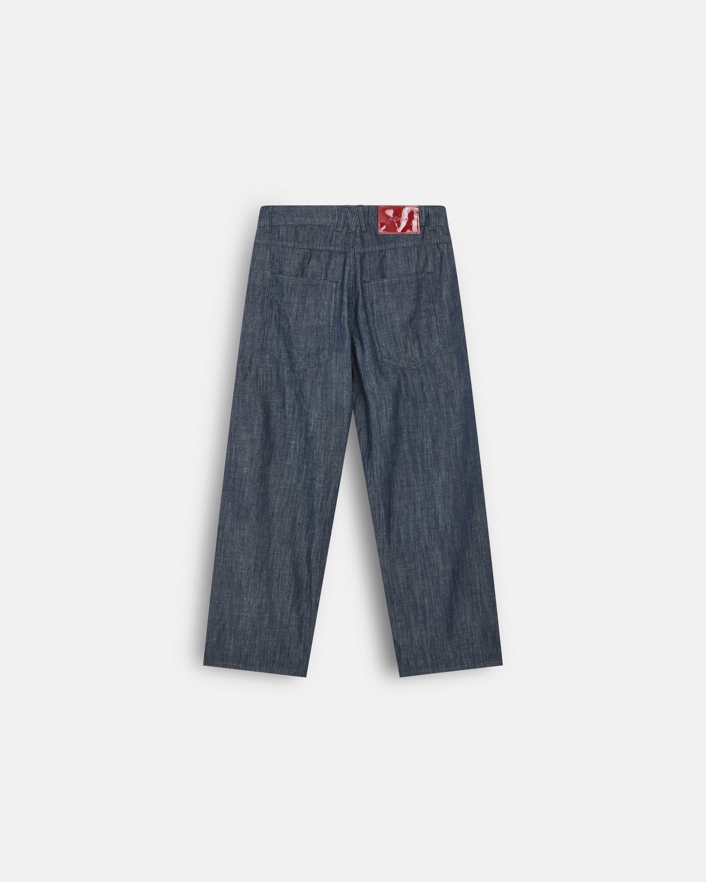 INDIGO LINEN TROUSERS