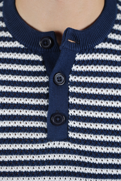 KNITTED SAILOR HENLEY