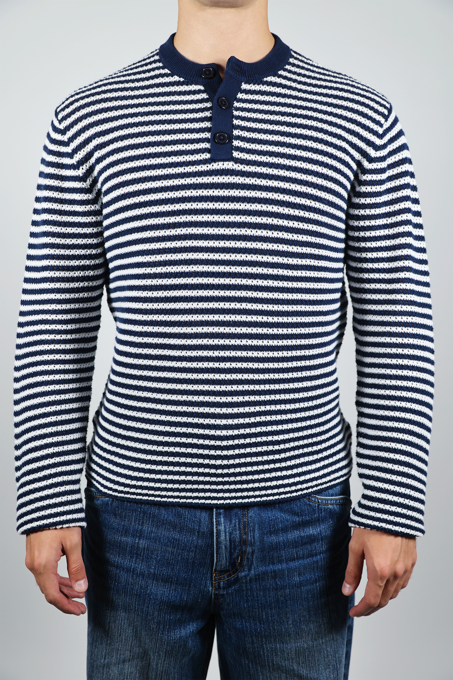 KNITTED SAILOR HENLEY