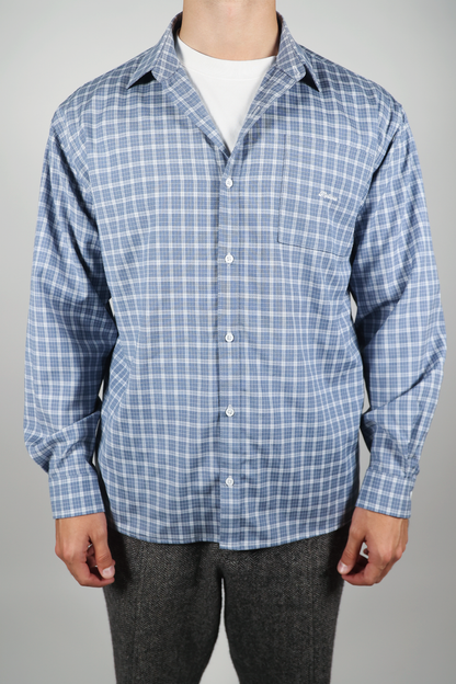 PETROLEUM CHECKERED SHIRT