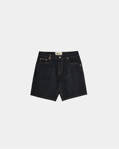 SELVEDGE RAW DENIM JORTS in indigo