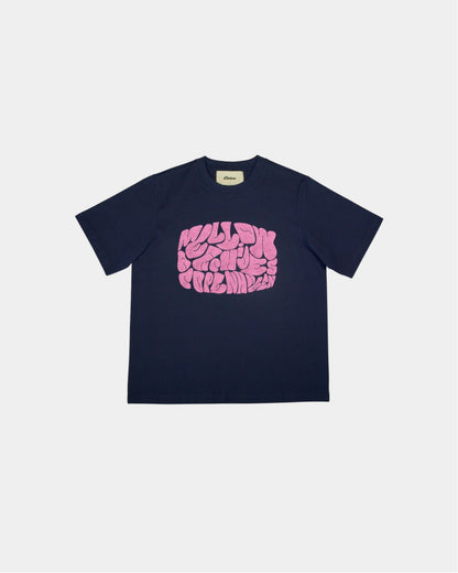 TOWEL TEE in navy