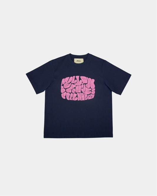 TOWEL TEE in navy