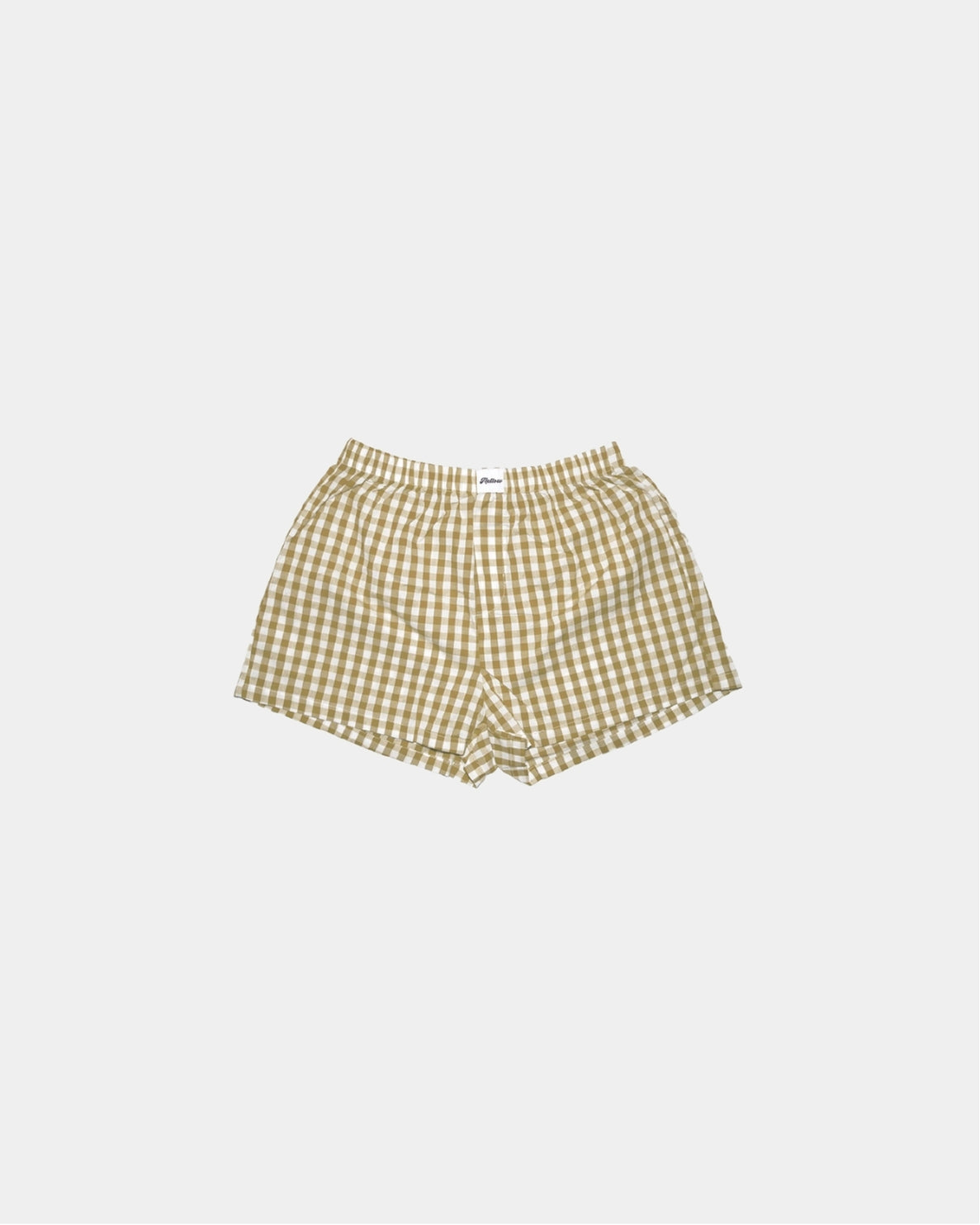 SIGNATURE BOXERS in beige checkered