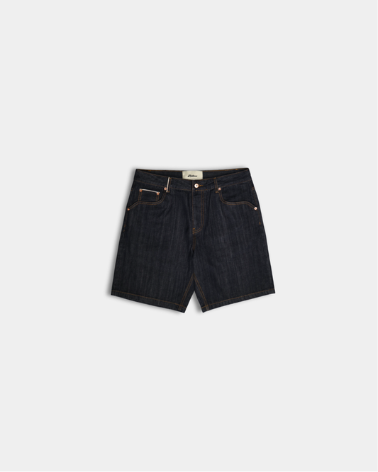 SELVEDGE RAW DENIM JORTS in indigo