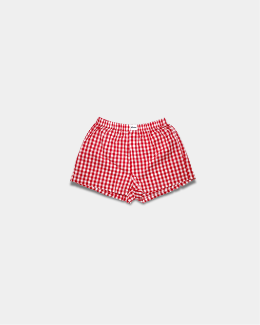SIGNATURE BOXERS in red checkered