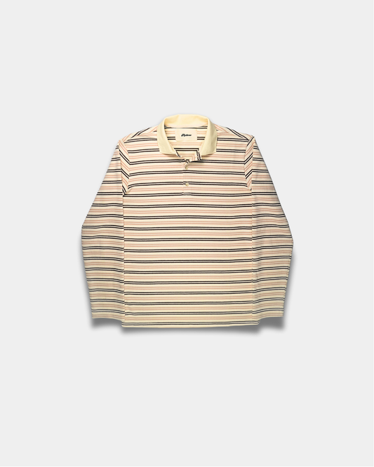 STRIPED COTTON POLO