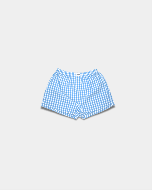 SIGNATURE BOXERS in blue checkered