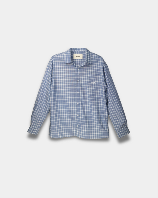 PETROLEUM CHECKERED SHIRT