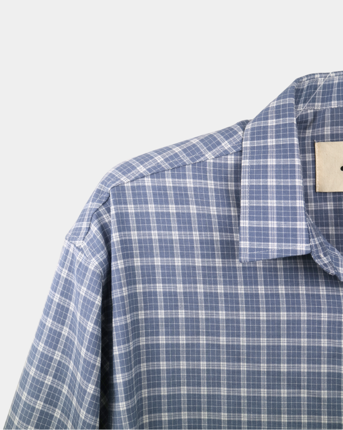 PETROLEUM CHECKERED SHIRT