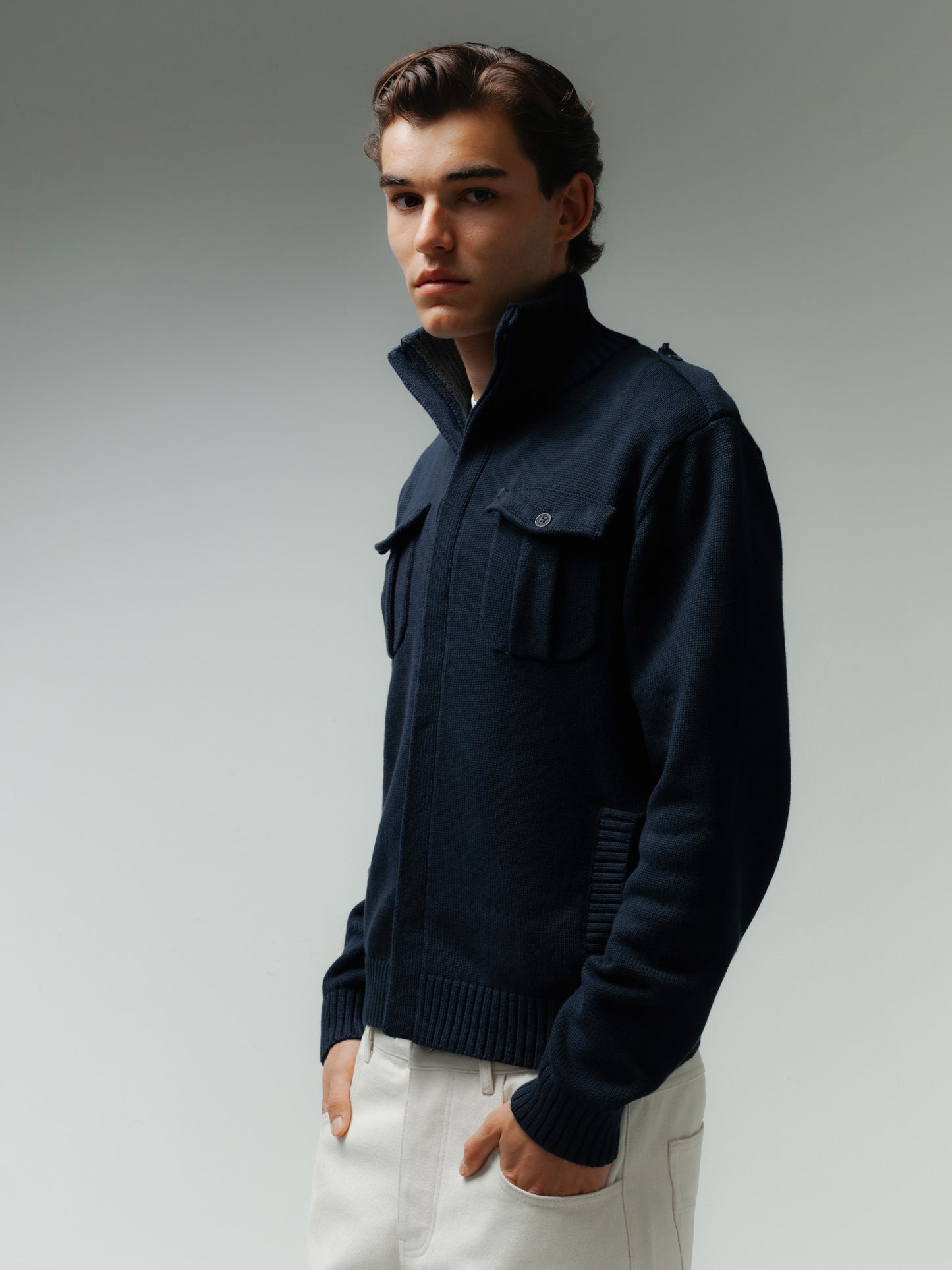 EPAULETTE KNIT